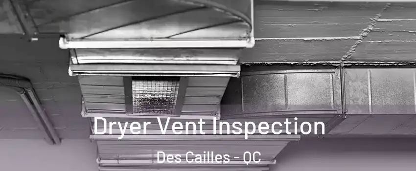  Dryer Vent Inspection Des Cailles - QC