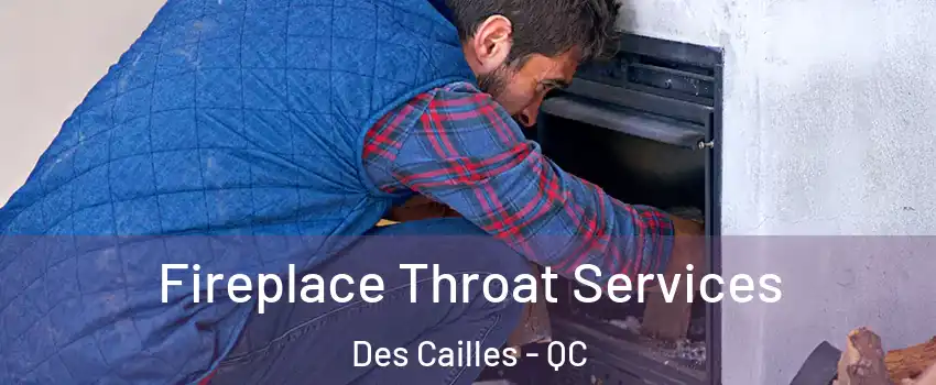 Fireplace Throat Services Des Cailles - QC