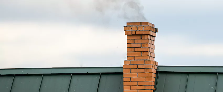 Commercial Brick Chimney Installation in Thetford Mines, Quebec