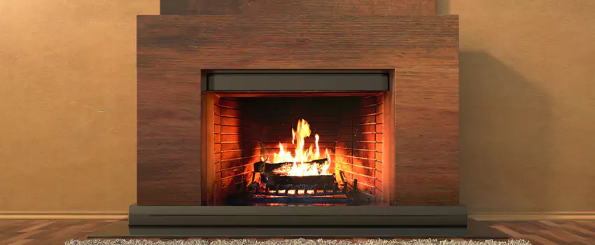 Mendota Hearth Landscape Fireplace Installation in Thetford Mines, Quebec