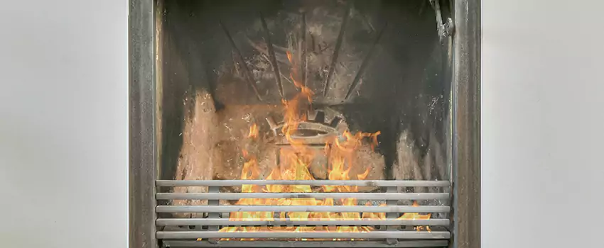 Travis Industries Linear Gas Fireplace Installation in Thetford Mines, Quebec