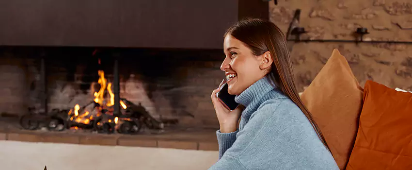 Dimplex Built-In Electric Fireplace Installation in Thetford Mines, QC