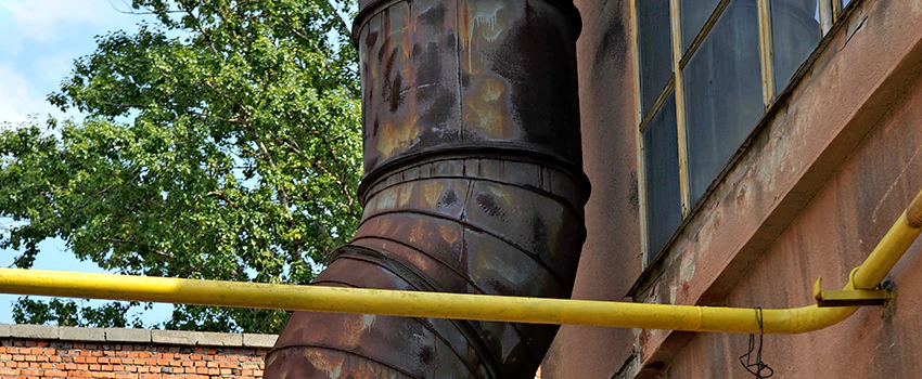 Lightning Protection Installation System for Industrial Chimneys in Thetford Mines, Quebec