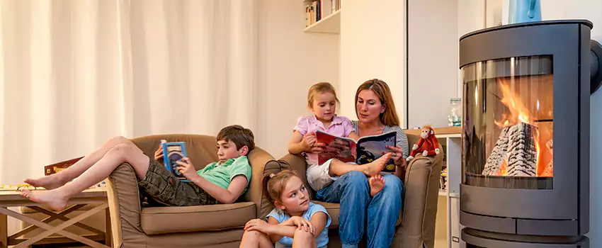 Outdoor Morso Fireplace Broken Screen Replacement in Thetford Mines, Quebec