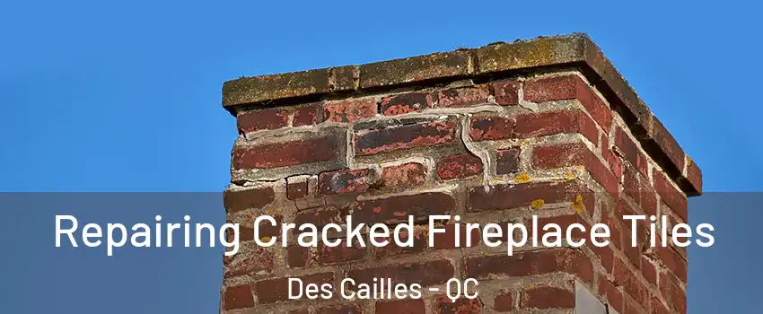 Repairing Cracked Fireplace Tiles Des Cailles - QC